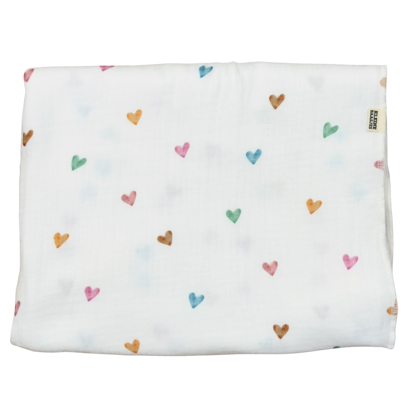 Muslin Baby Swaddle Hartjes