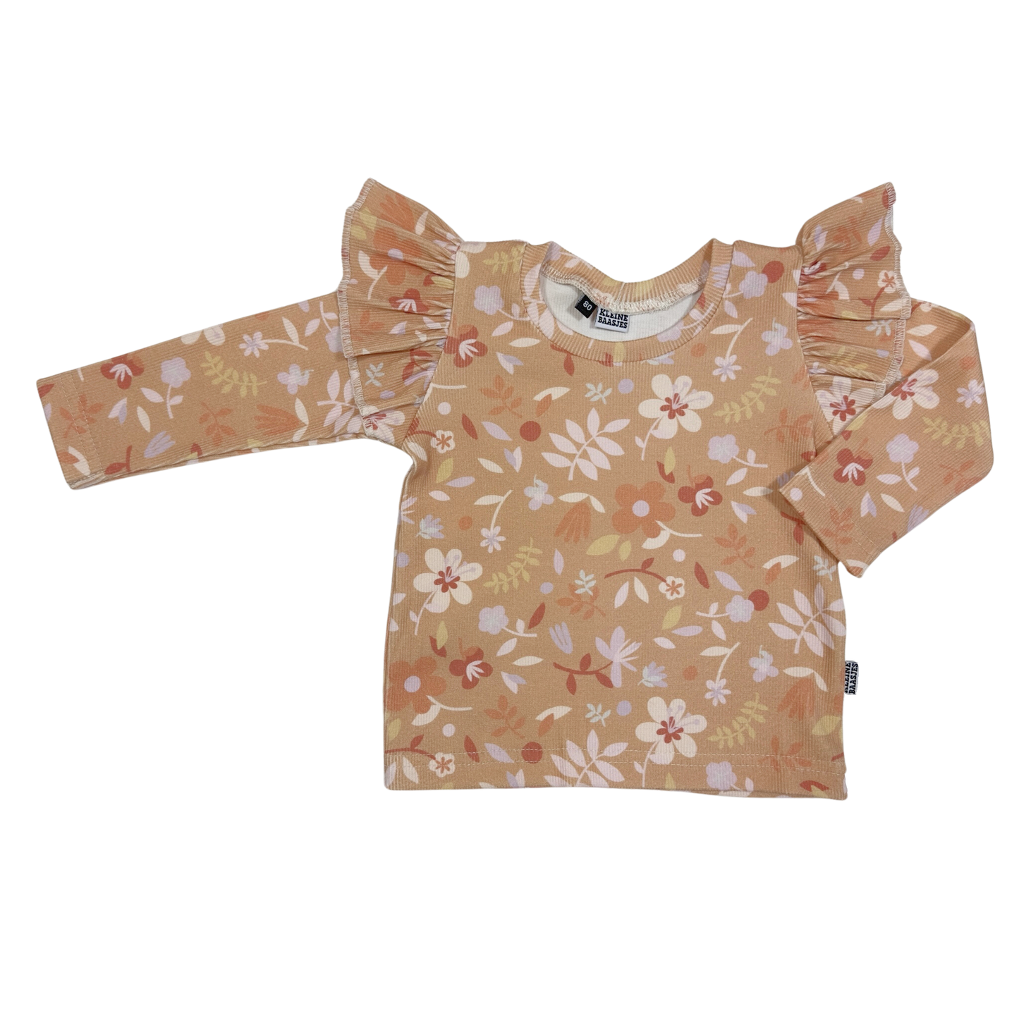 Ruffle Top Rib Collage Flower