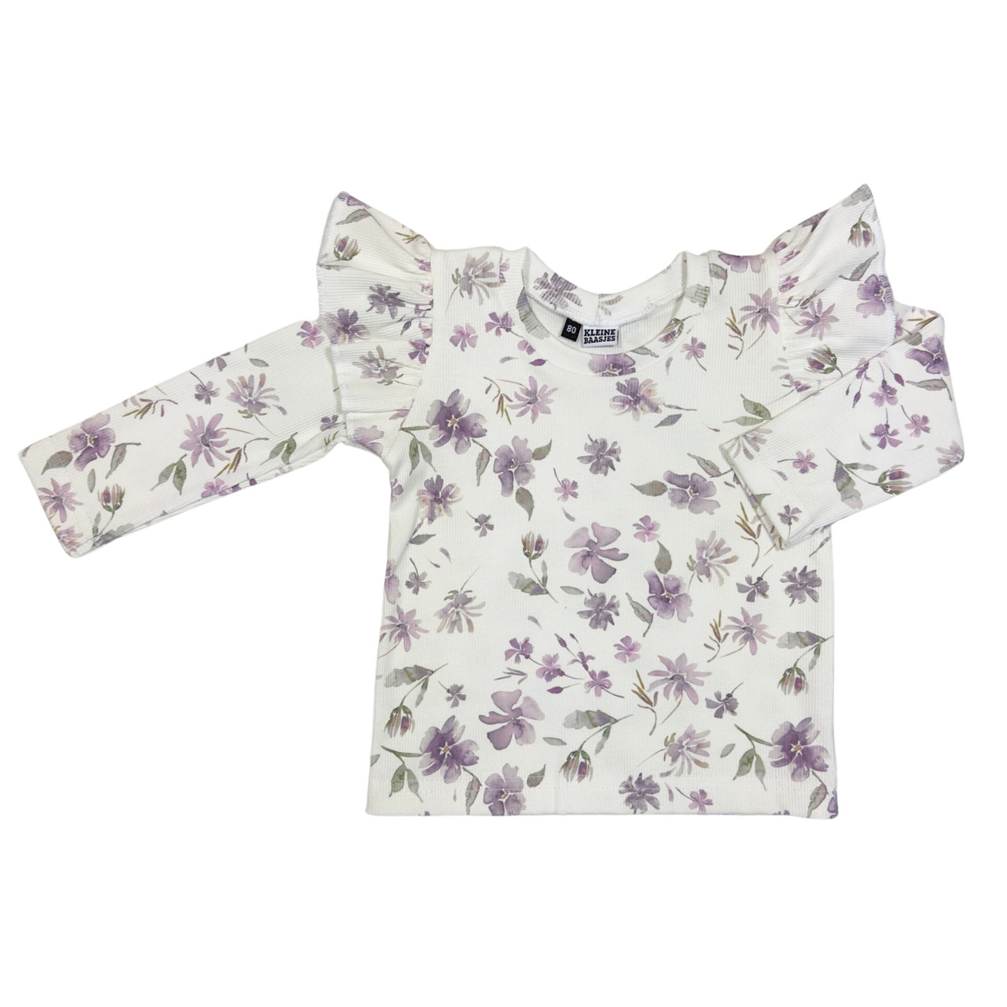 Ruffle Top Rib Floral