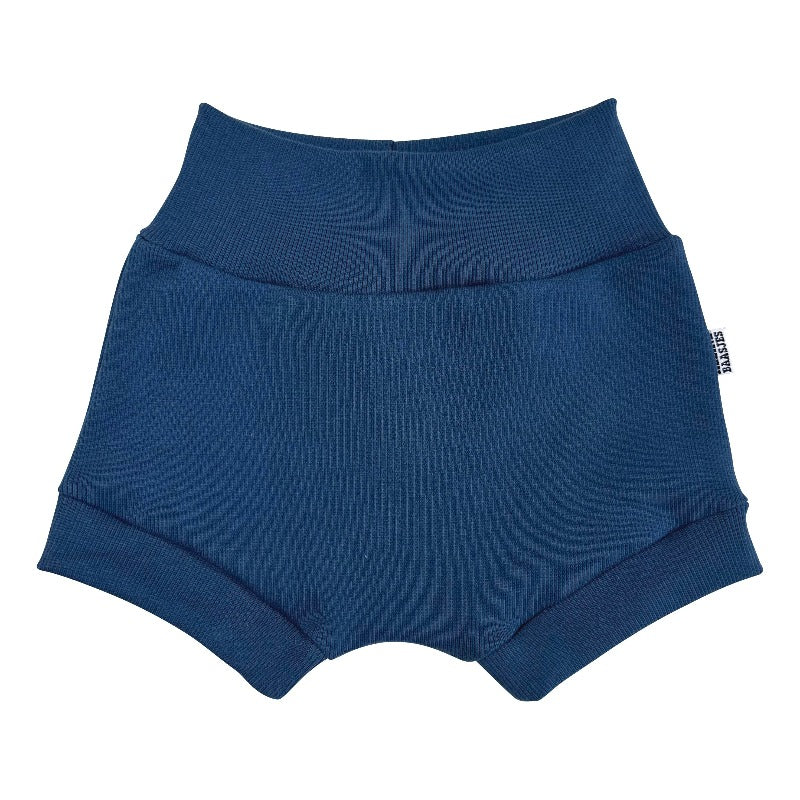 Baby Shorts Rib Blauw