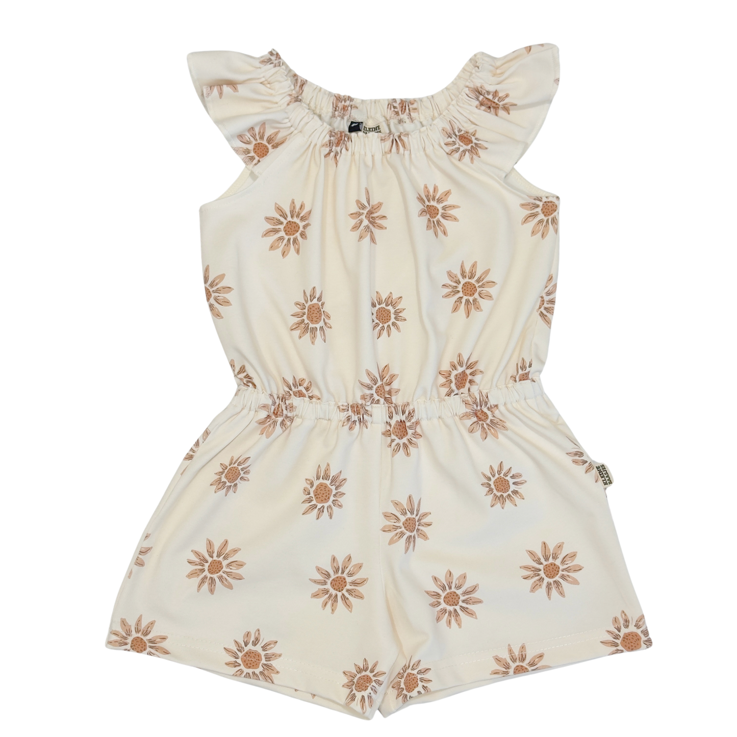 Meisjes Zomer Jumpsuit Zonnebloem