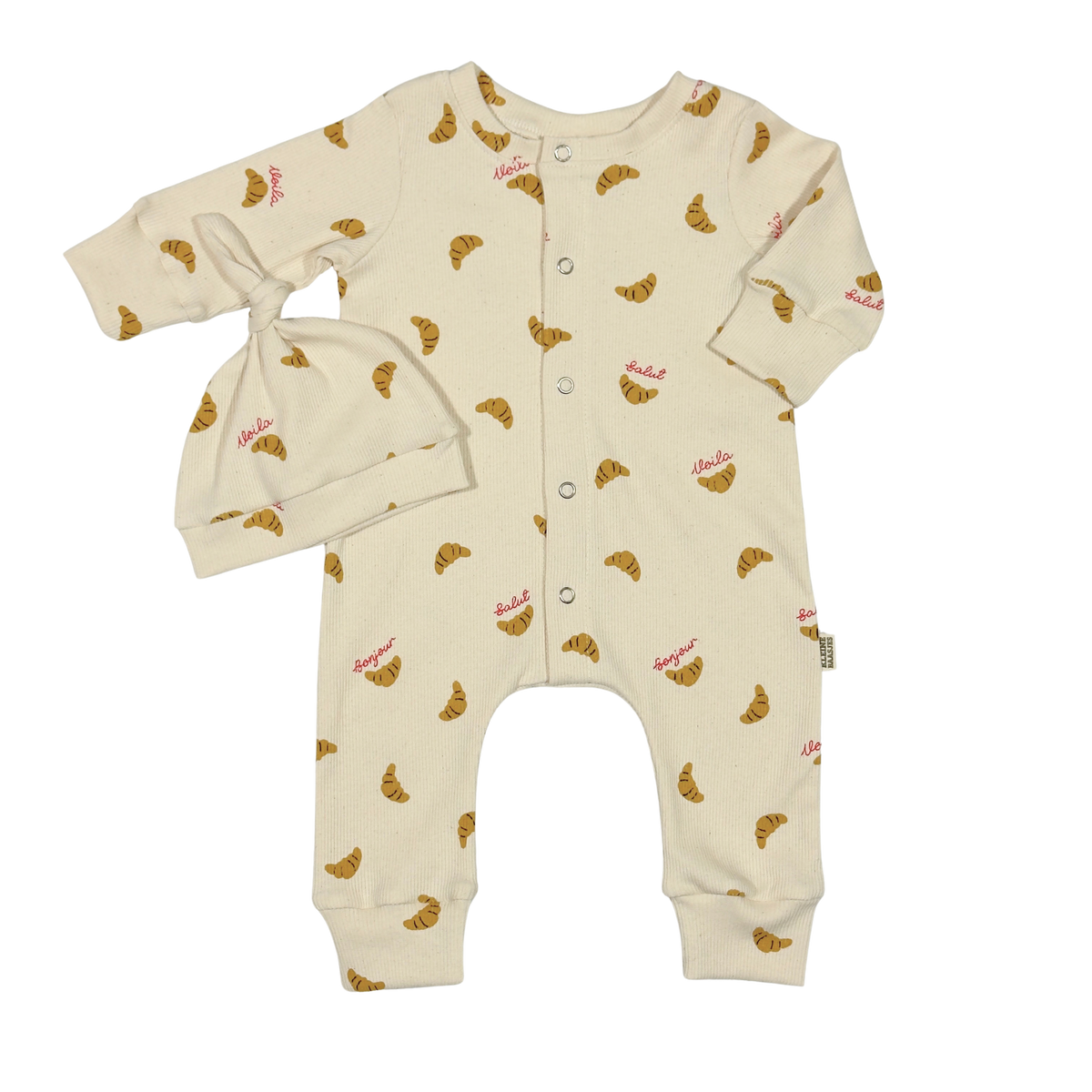 Baby Jumpsuit Rib Croissant