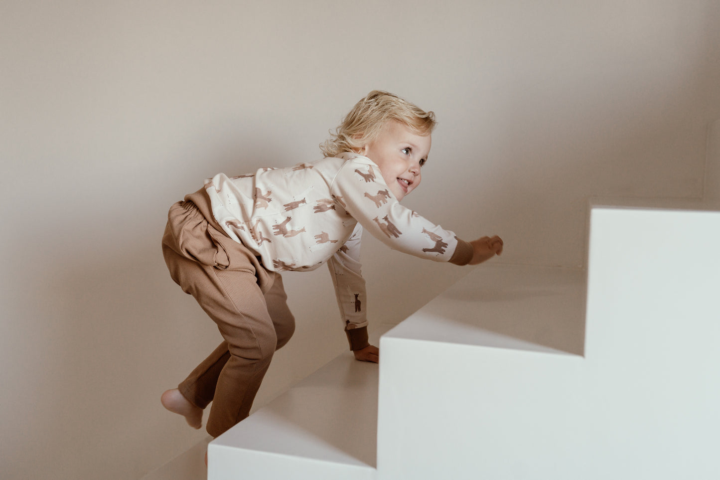 Baby en Kids Loungebroek Rib Cacao
