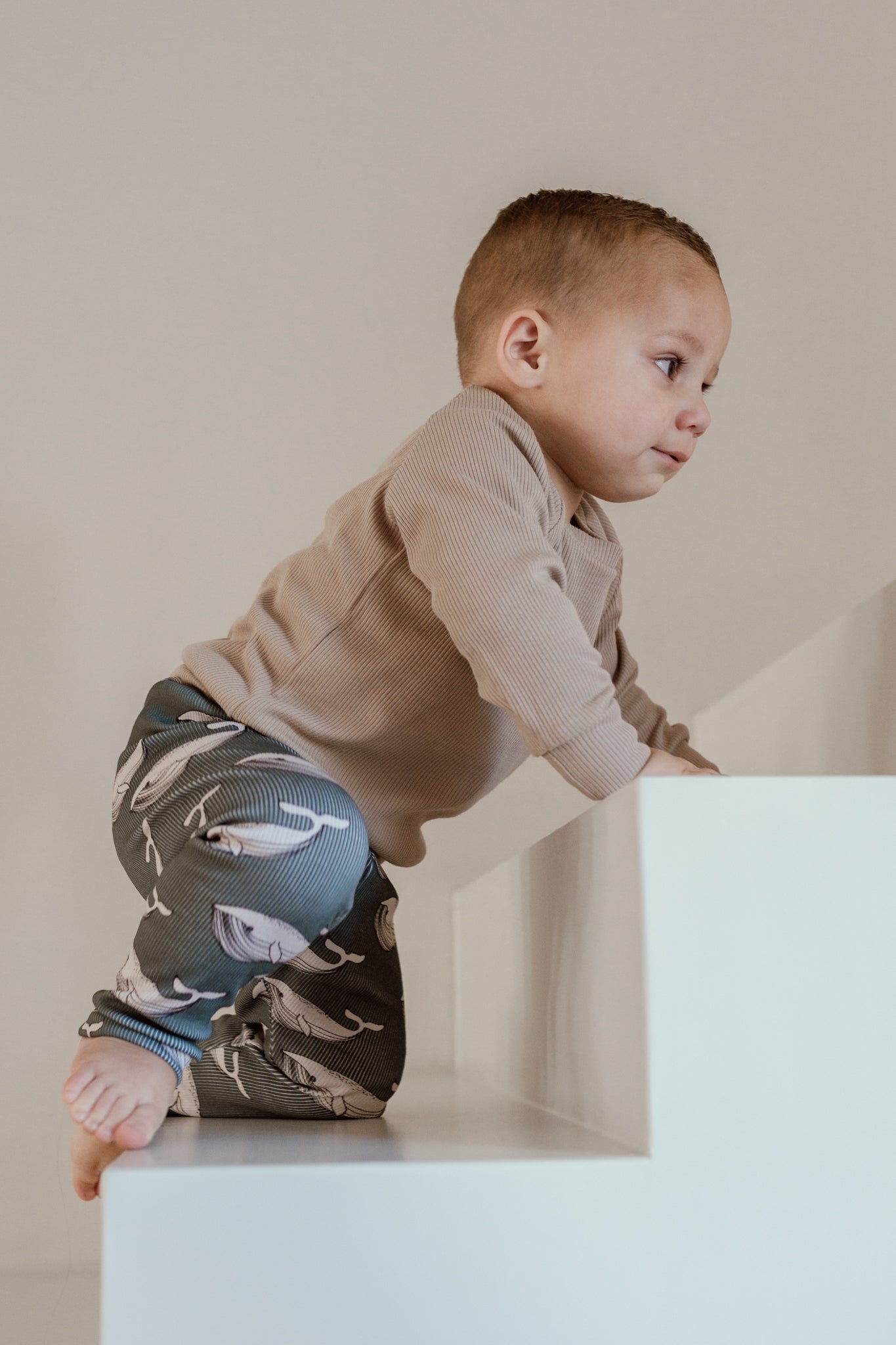 Baby en Kids Sweater Rib Beige