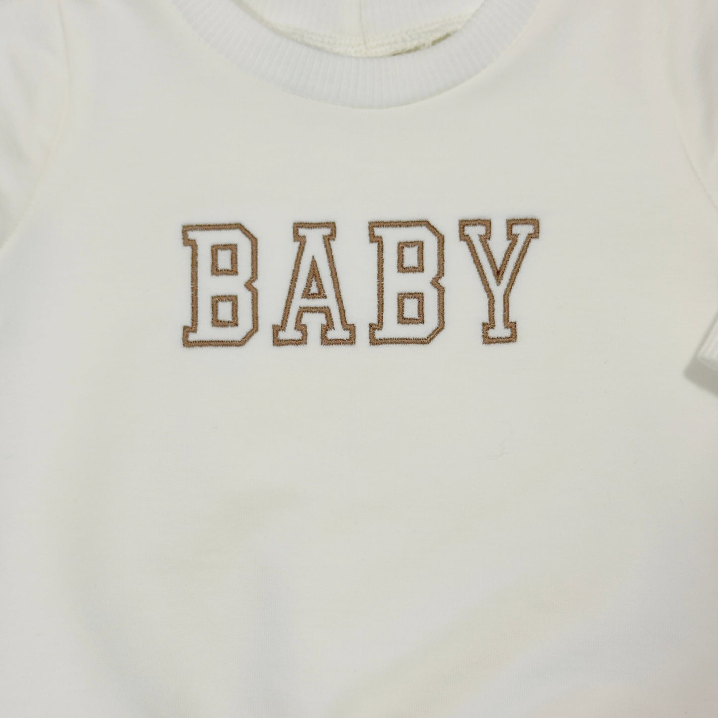 Geborduurde Baby en Kids Sweater Wit BABY