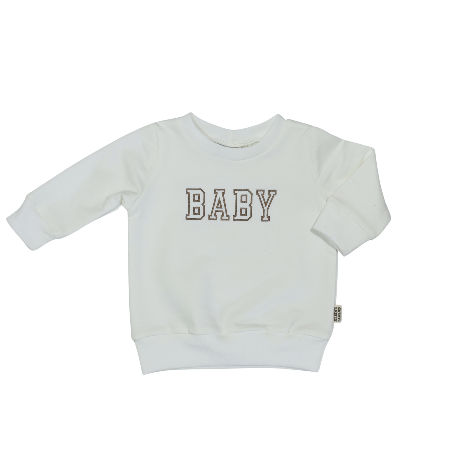 Geborduurde Baby en Kids Sweater Wit BABY