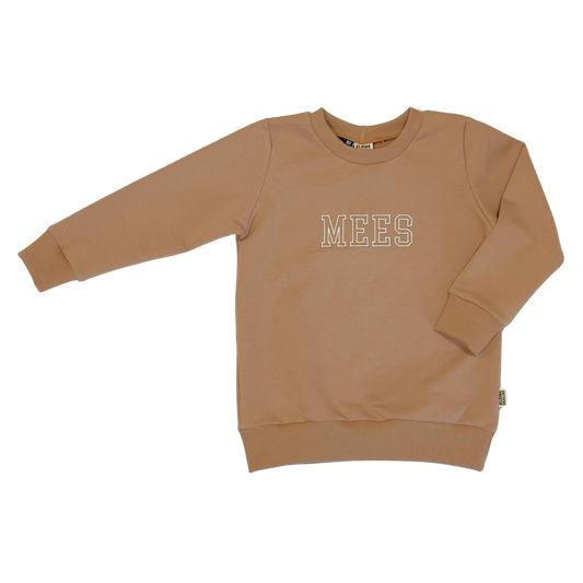 Geborduurde Baby en Kids Sweater Cacao Met Naam College