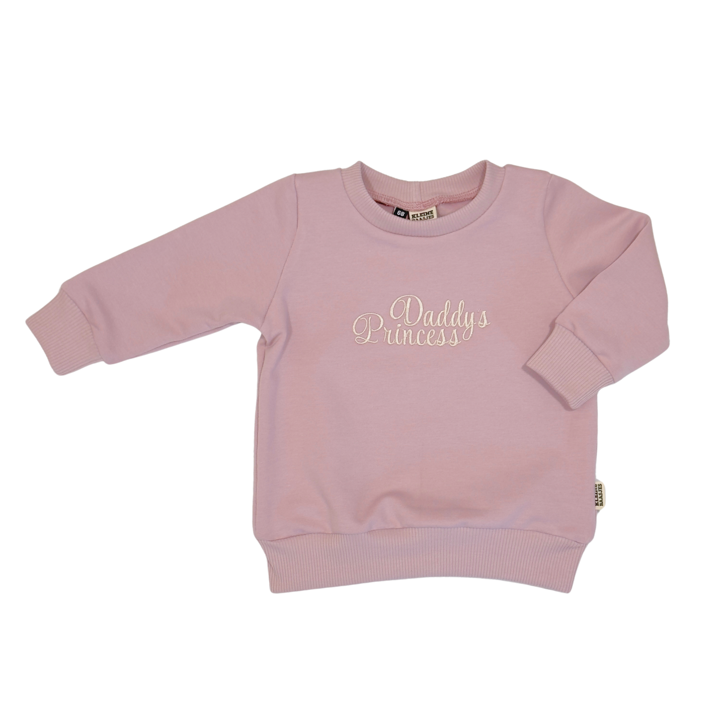 Geborduurde Baby en Kids Sweater Roze Daddy's Princess