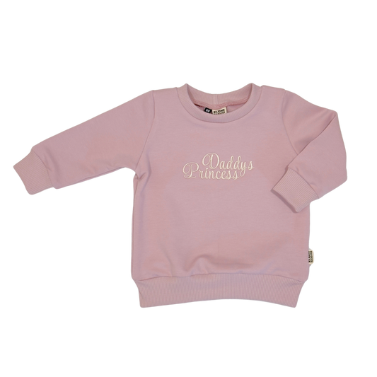 Geborduurde Baby en Kids Sweater Roze Daddy's Princess
