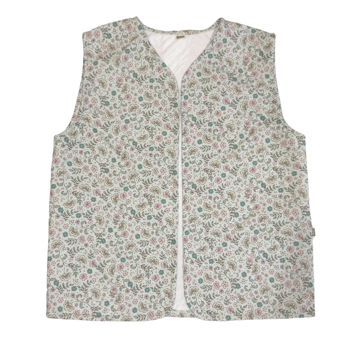 MAMA & MINI - Mama Quilt Gilet Gracefull Flower Sage
