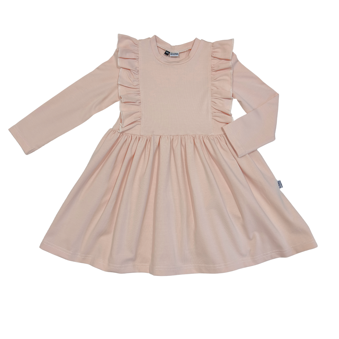 Ruffled Jurk Nude Pink