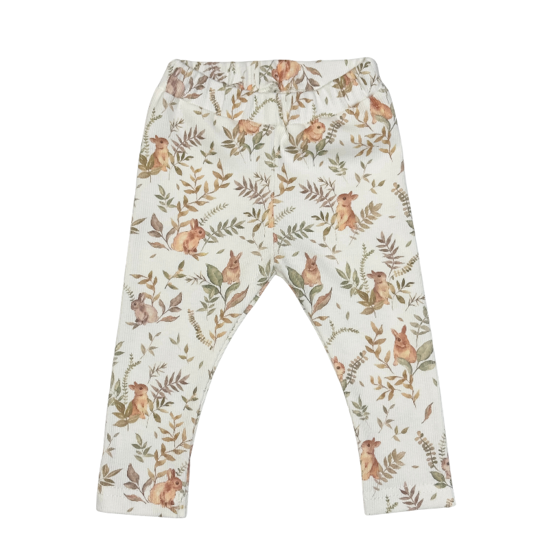 Legging Rib Botanical Bunny