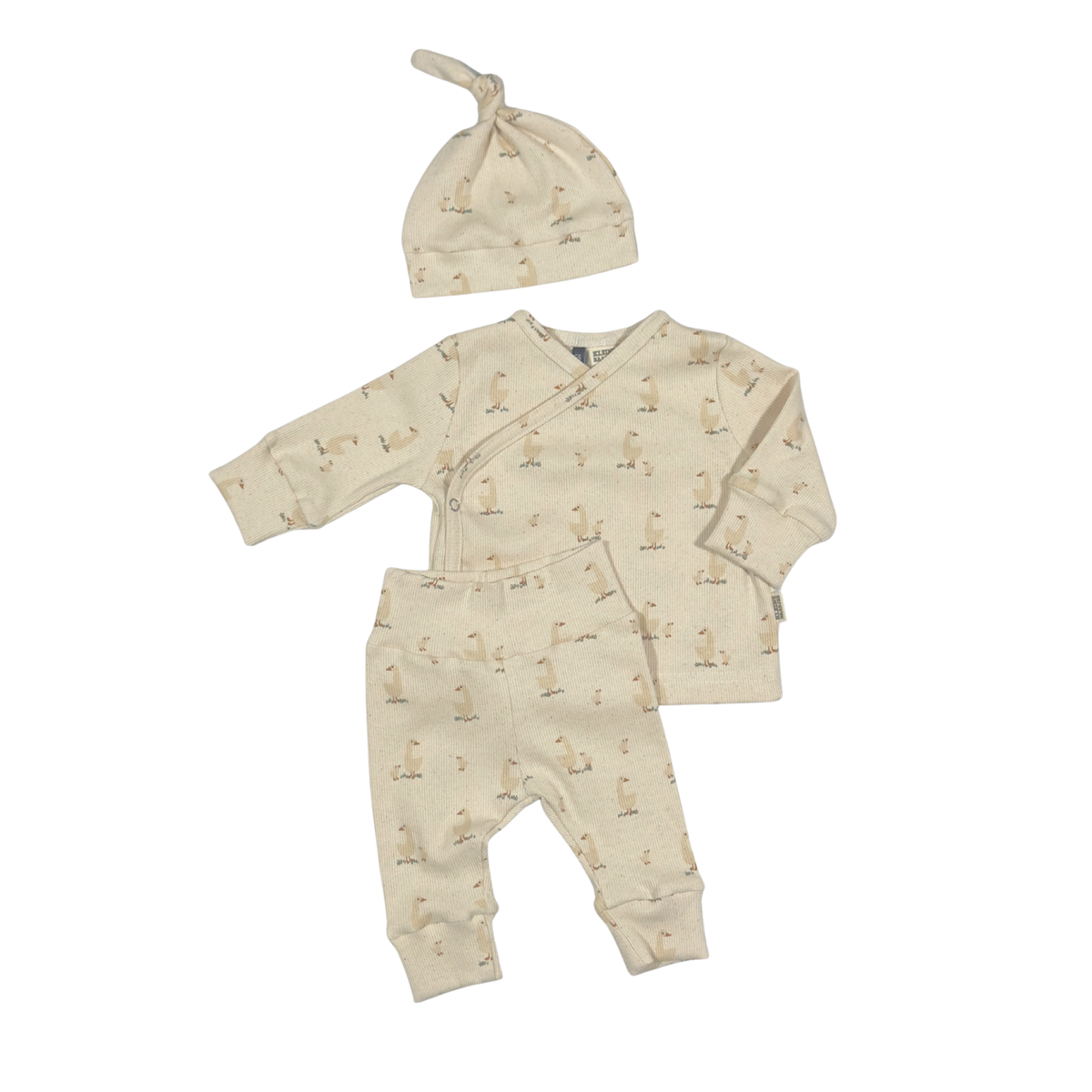 Baby Overslag Vestje Rib Gansjes
