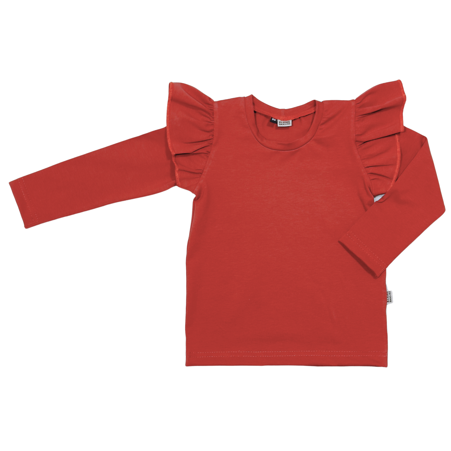 Ruffle Top Roest Oranje
