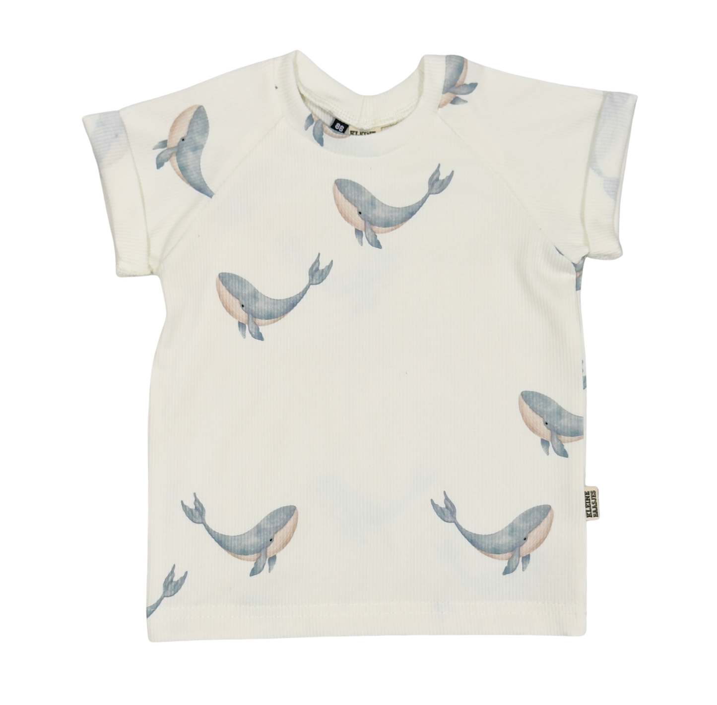 Baby en Kids Shirt Rib Walvis