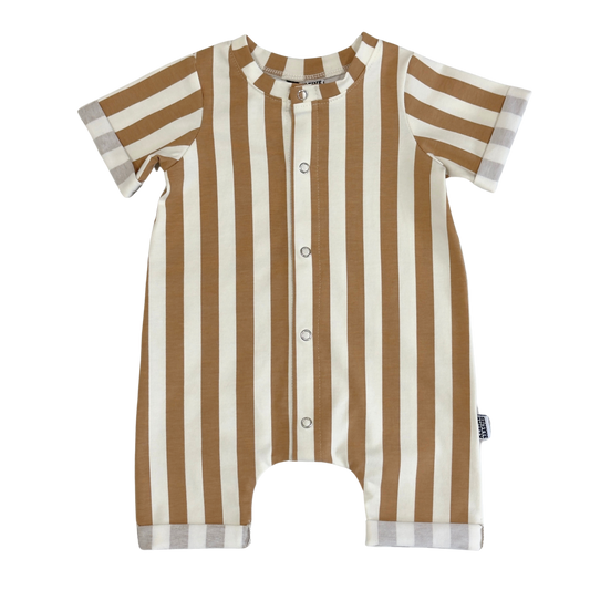 Zomer Jumpsuit Vertical Toffee