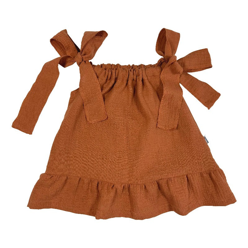 Ibiza Jurk Gold Brown