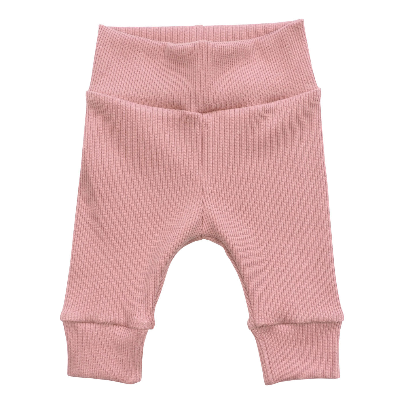 Baby Newborn Broekje Rib Oud Roze