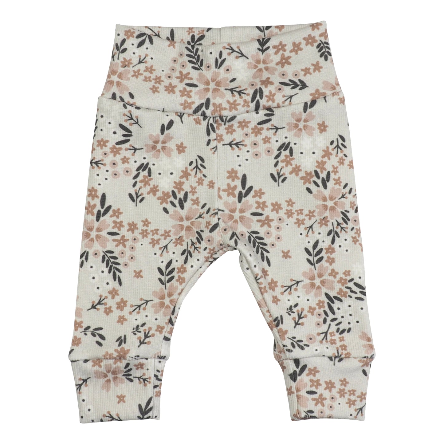 Baby Newborn Broekje Rib Fiorella Bloemen