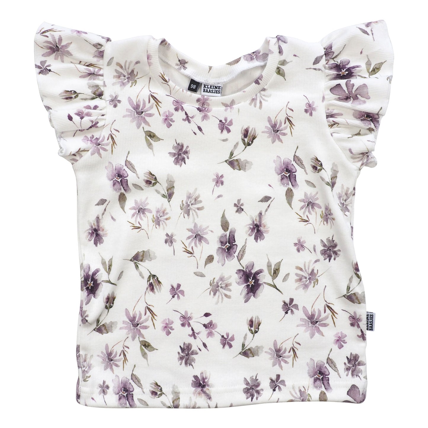Ruffle Top Rib Floral