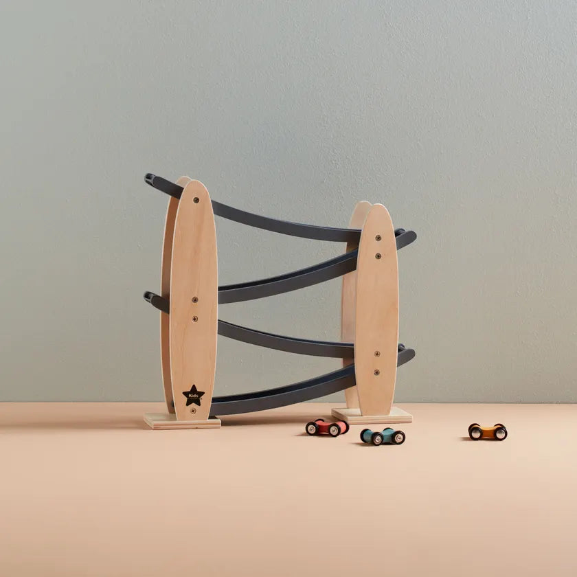 Autobaan naturel/grijs - Kids Concept