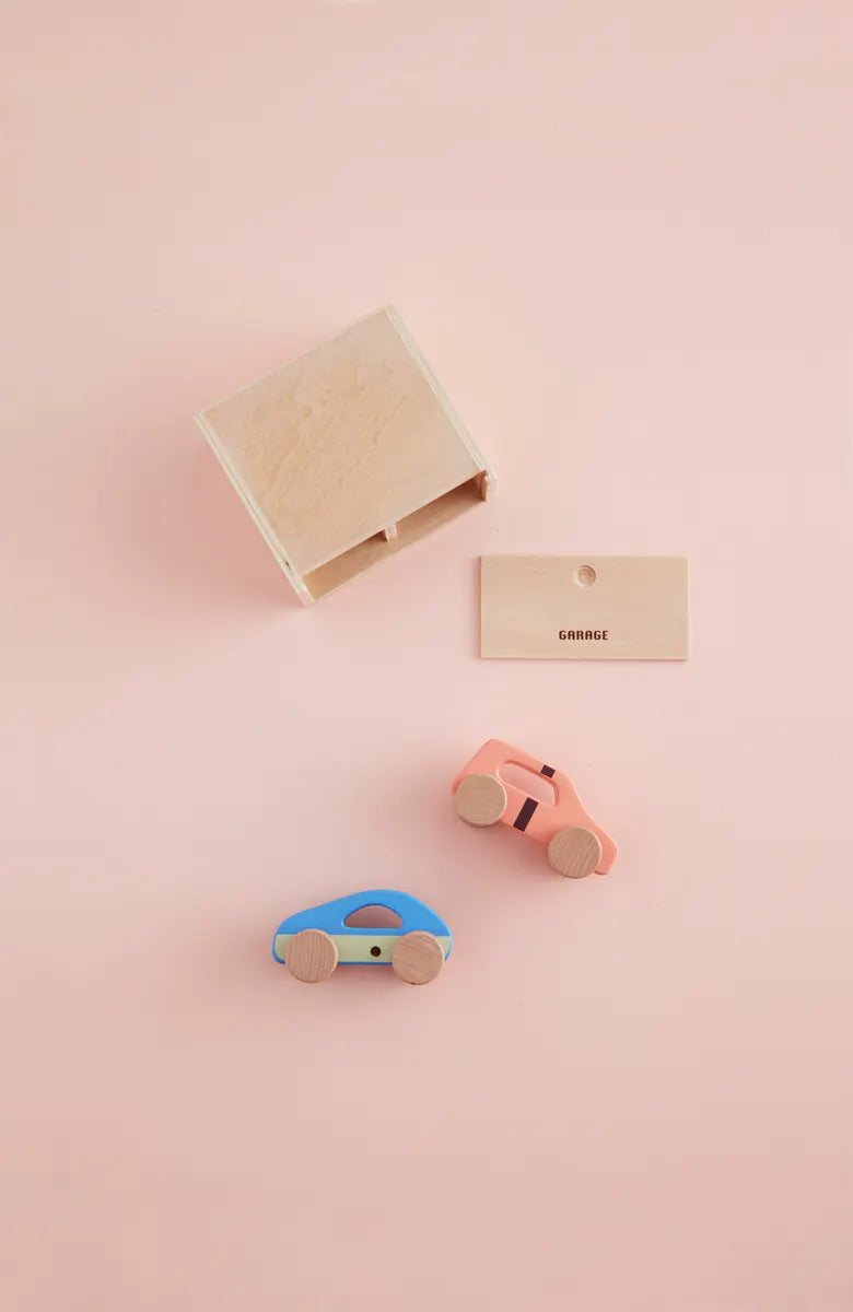 Auto's 2-pack met garage - Kids Concept