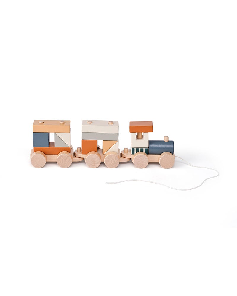 Blokkentrein bruin - Kid's Concept