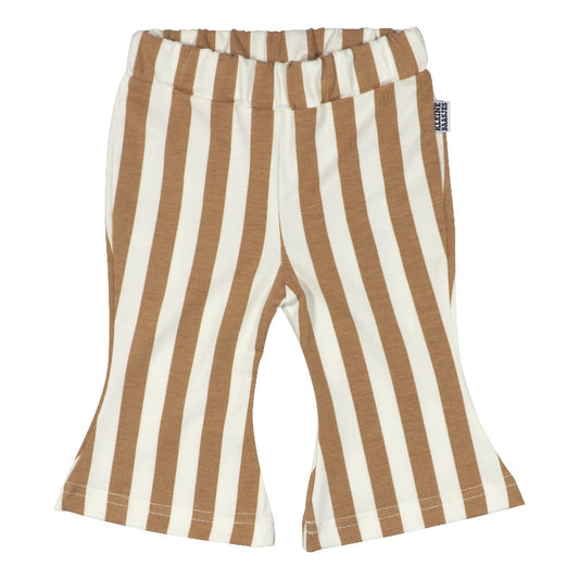 Flared Pants Vertical Toffee