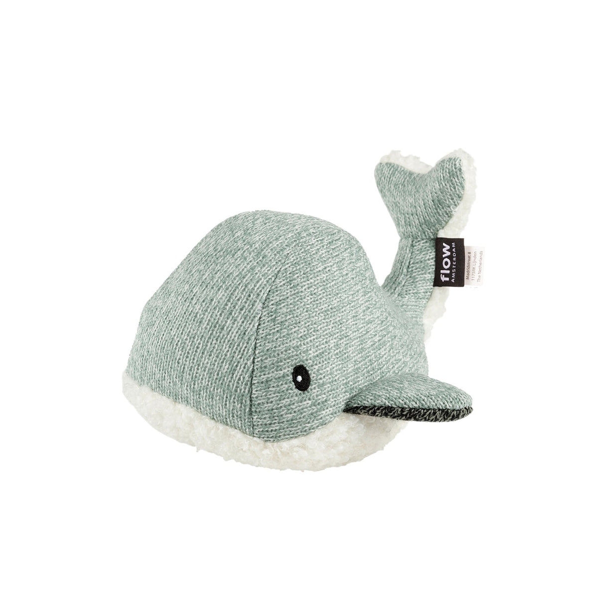 Moby (groen) - Oplaadbare hartslagknuffel - Flow Amsterdam
