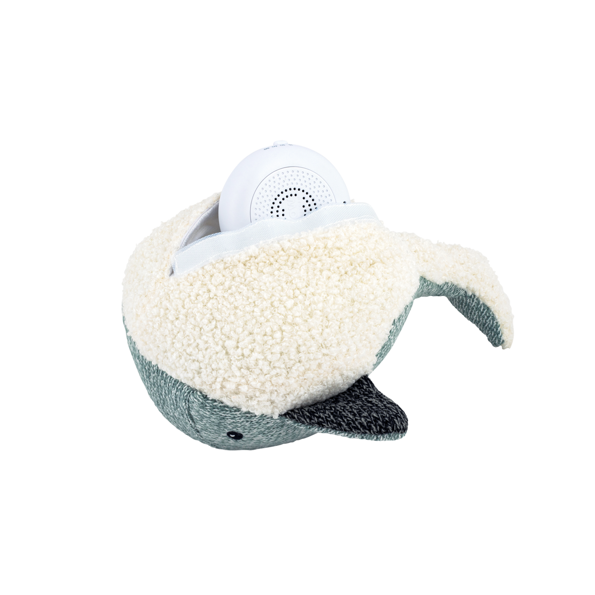 Moby (groen) - Oplaadbare hartslagknuffel - Flow Amsterdam