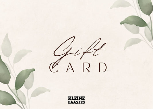 Kleine Baasjes Gift Card - Fysiek