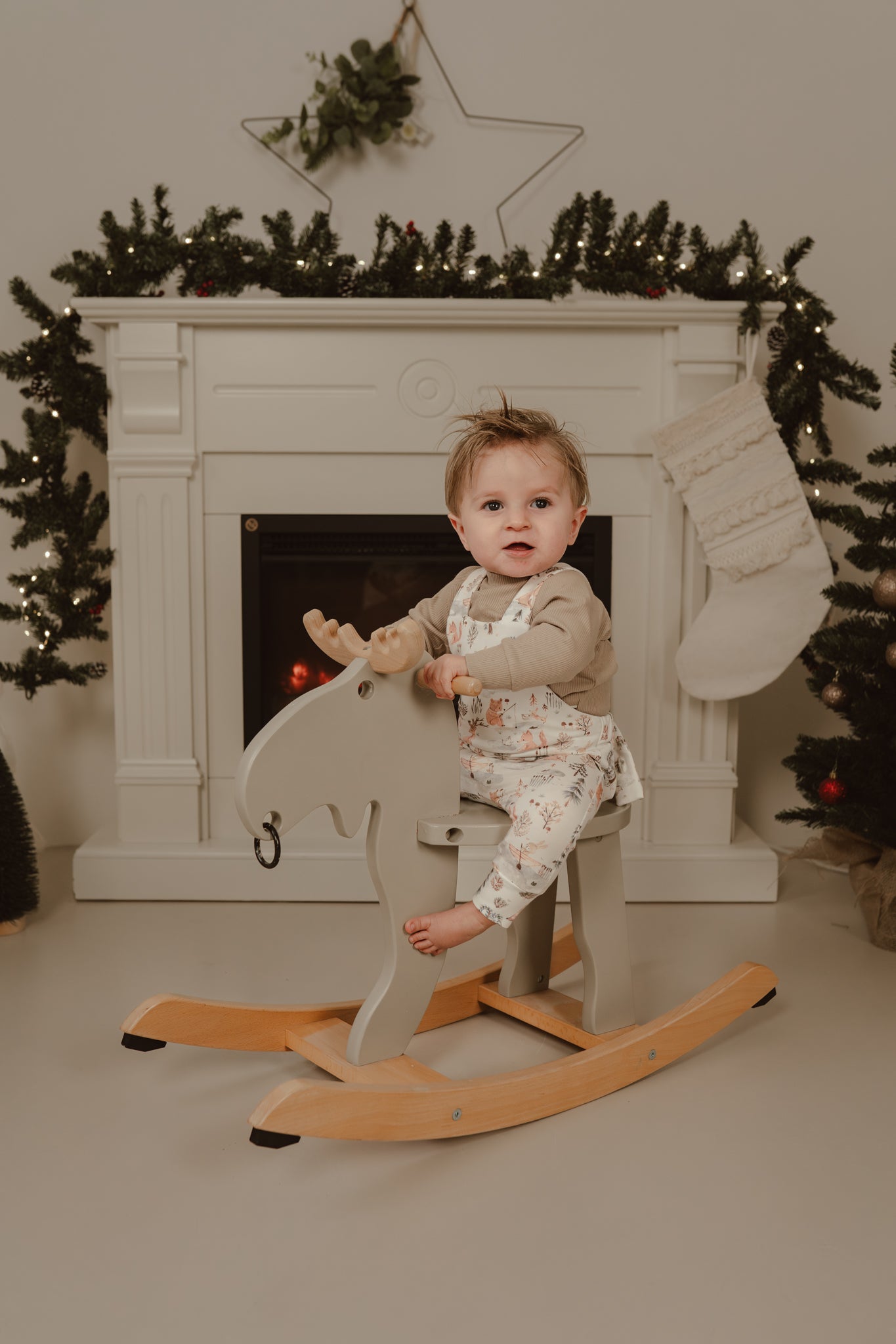 Baby en Peuter Tuinpakje Kerstdieren