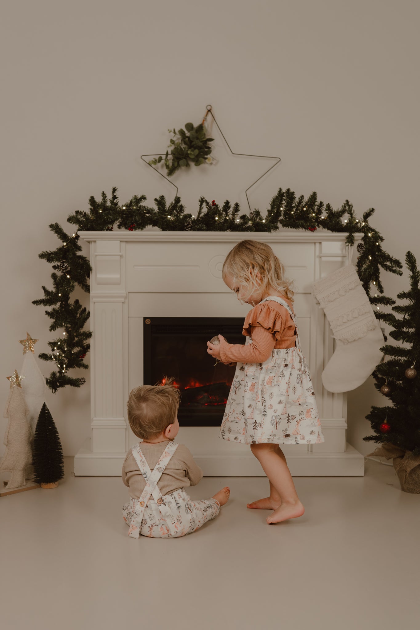 Baby en Peuter Tuinpakje Kerstdieren