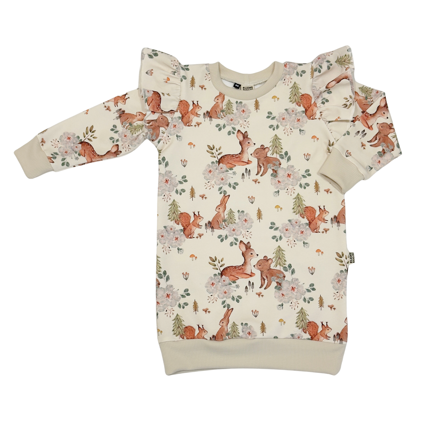 Meisjes Baby en Kids Sweaterjurk Bambi