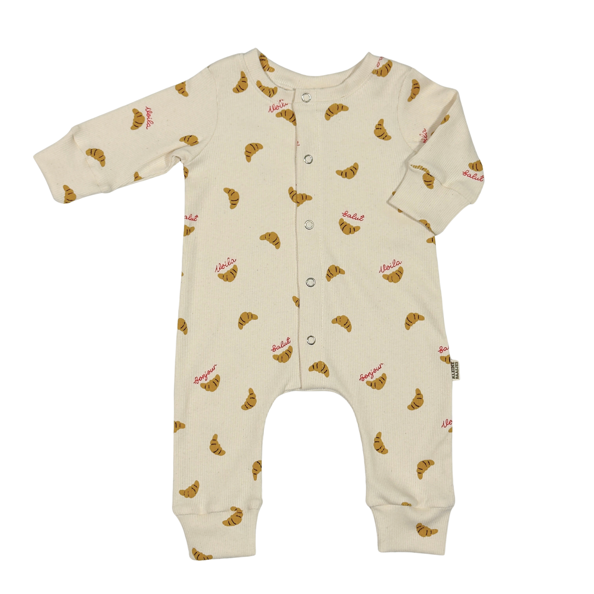Baby Jumpsuit Rib Croissant
