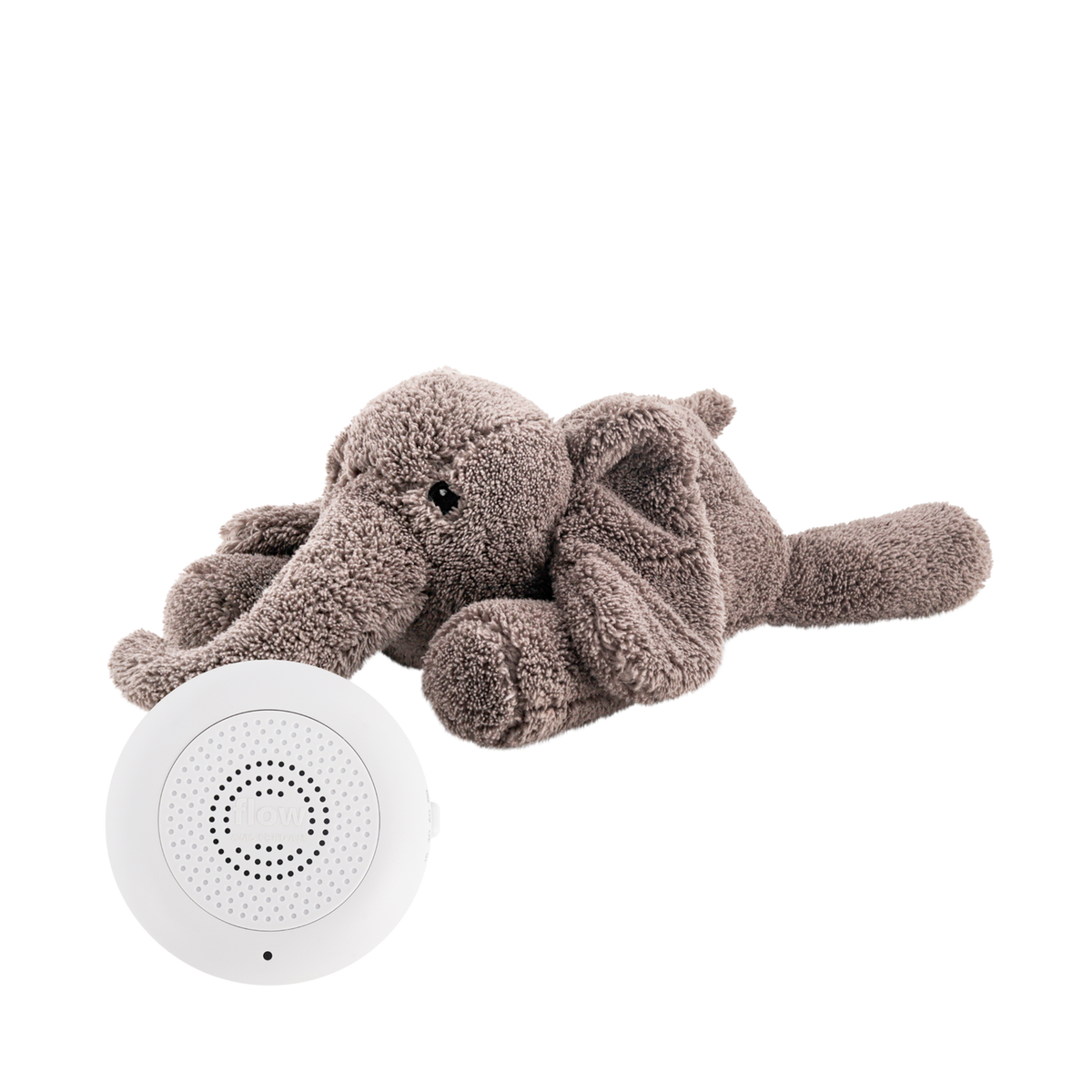 George (grey) - Oplaadbare hartslagknuffel - Flow Amsterdam