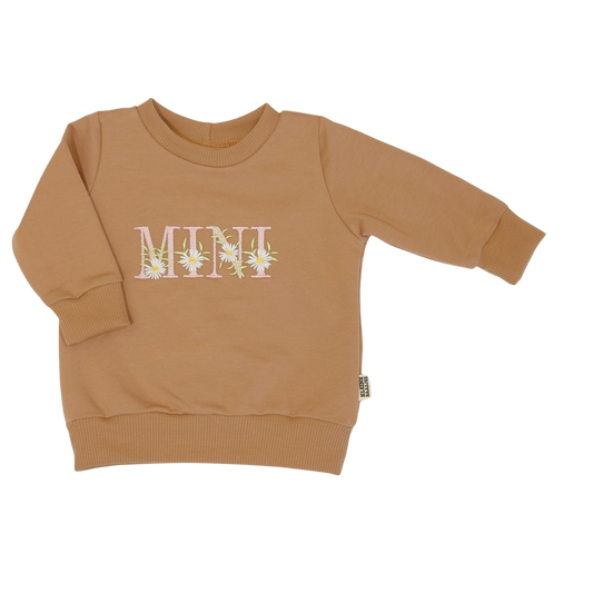 Geborduurde Baby en Kids Sweater Cacao MINI