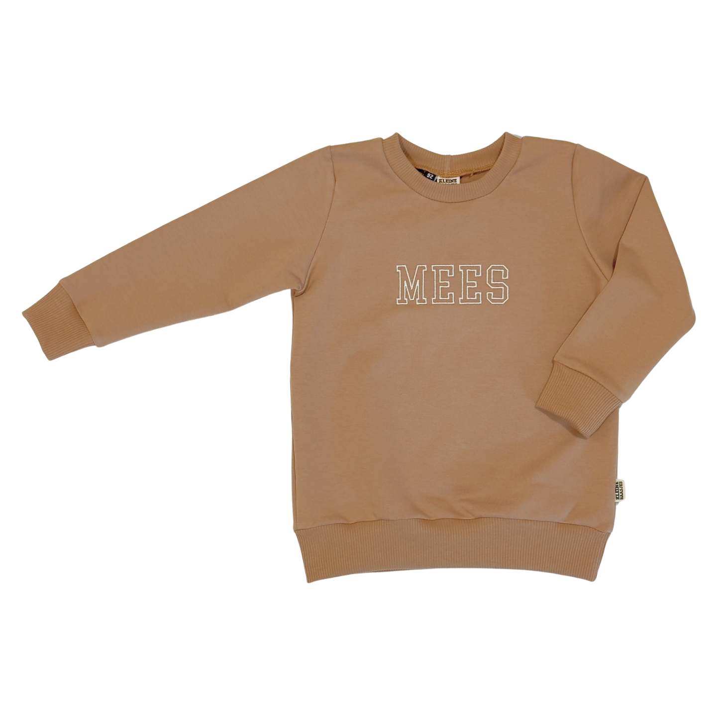 Geborduurde Baby en Kids Sweater Cacao Met Naam College