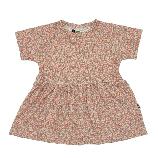 Meisjes Zomerjurk Mini Bloem Roze