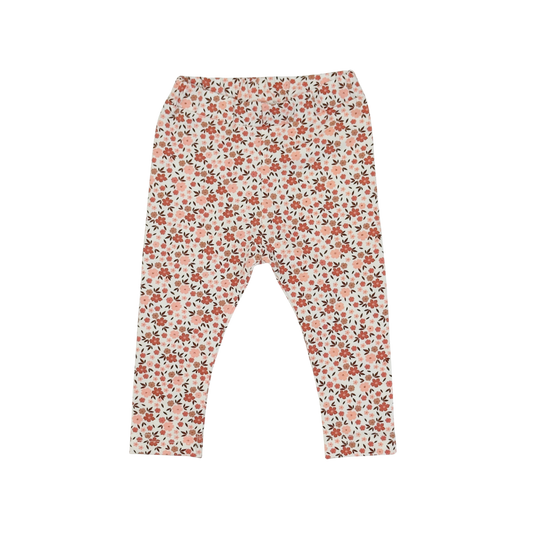 Baby Legging Bloemen Roze en Bruin