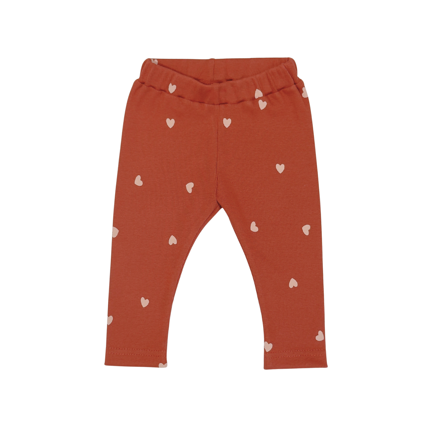 Baby Legging Hartjes Roestbruin