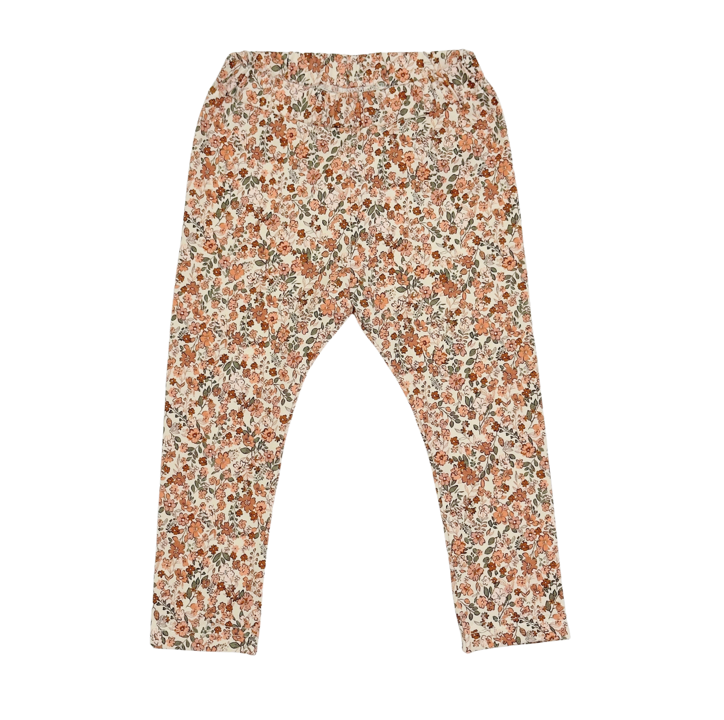 Baby Legging Bloemen Cacao