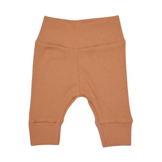 Baby Newborn Broekje Rib Camel Bruin