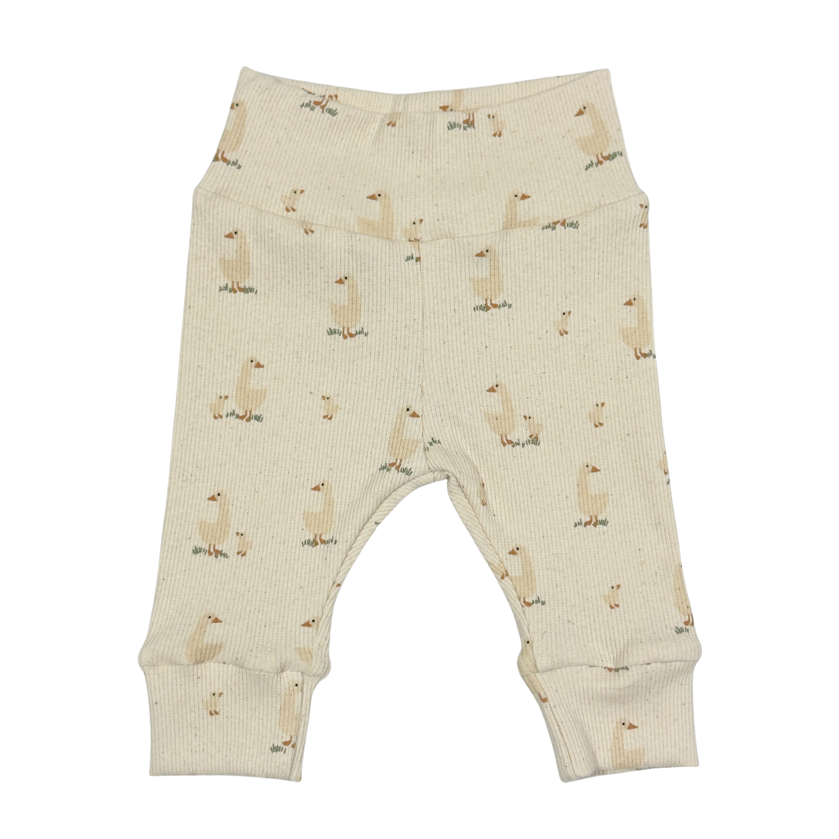 Baby Newborn Broekje Rib Gansjes