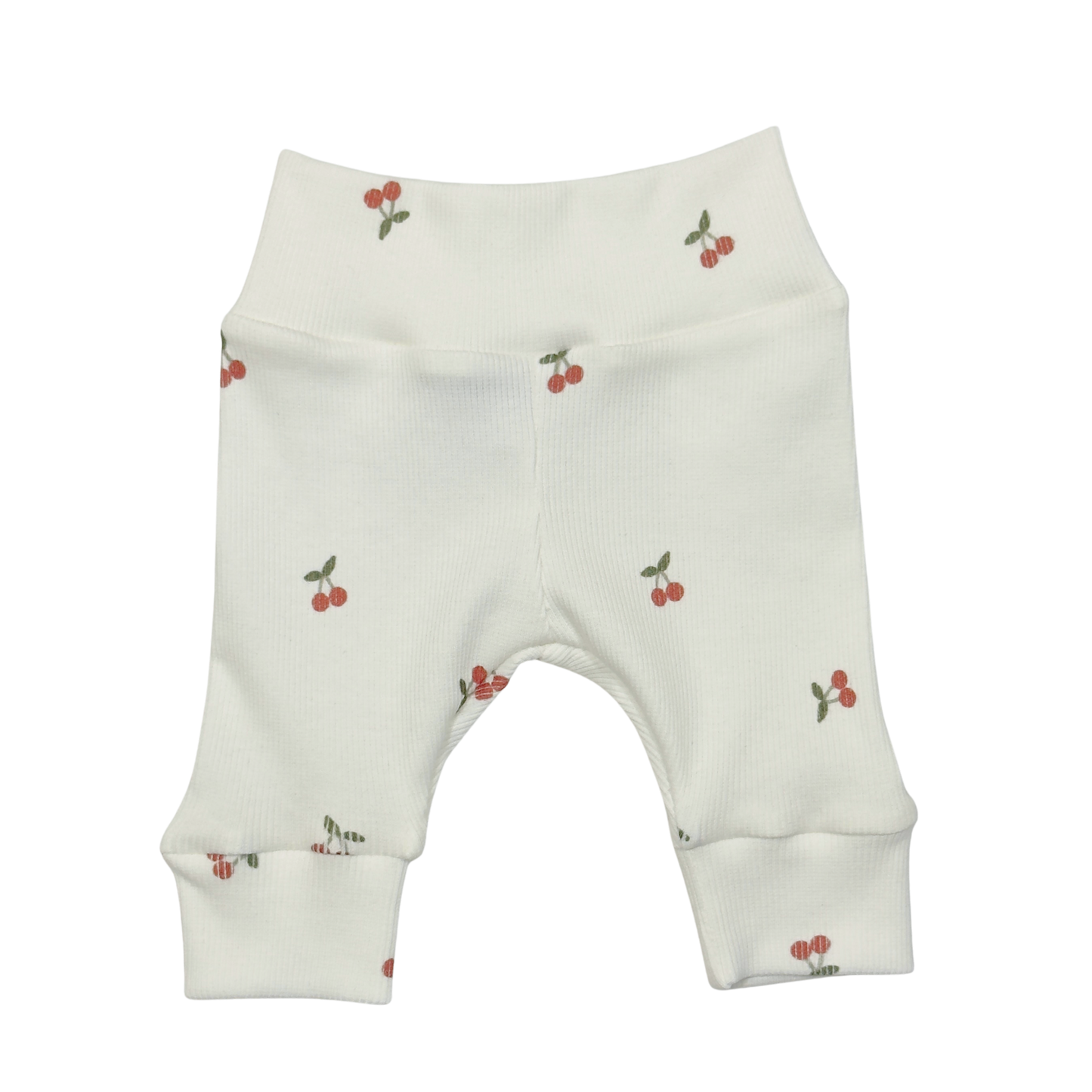 Baby Newborn Broekje Rib Kersjes