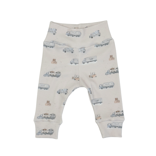 Baby Newborn Broekje Rib Trucks