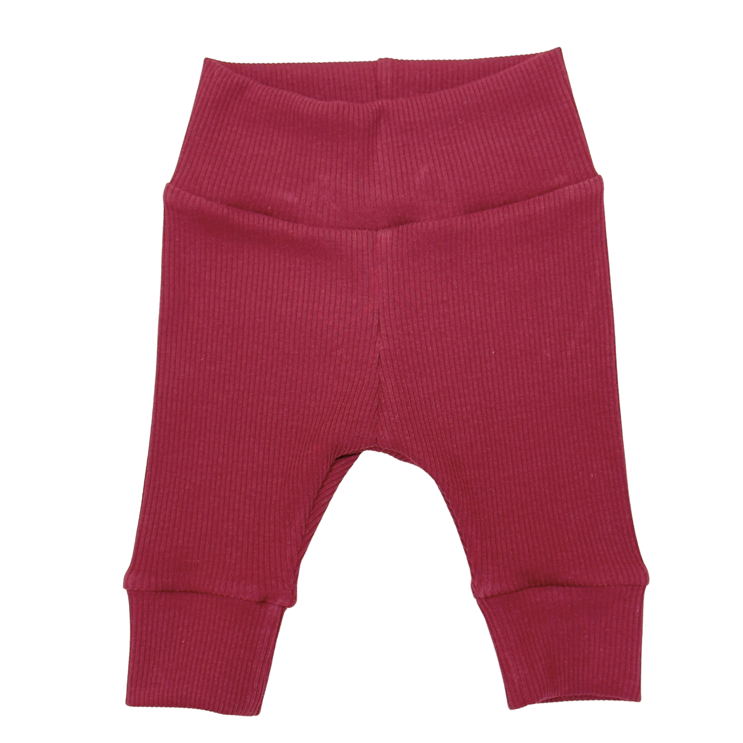 Baby Newborn Broekje Rib Wijnrood