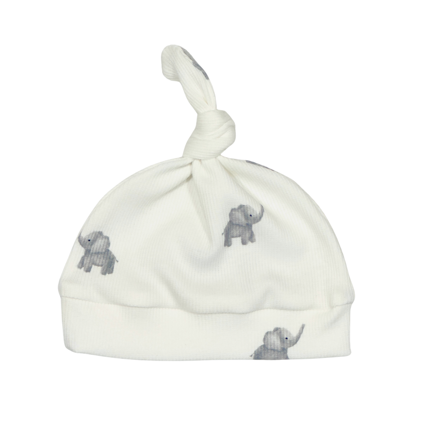 Baby Newborn Mutsje Olifantjes Creme