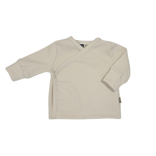 Baby Overslag Vestje Rib Neutral