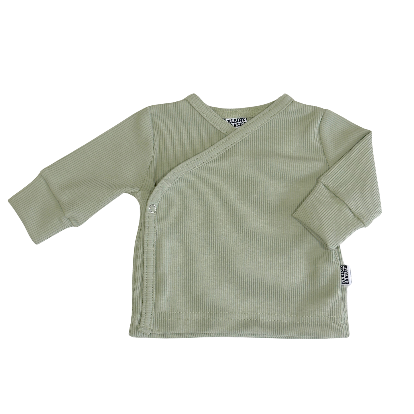 Overslag Vestje Rib Dusty Green